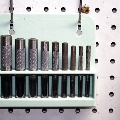 Harbor Freight Hollow Punch Set Pegboard Rack