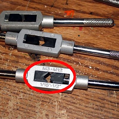 Tap Wrench Replacment Jaw Set