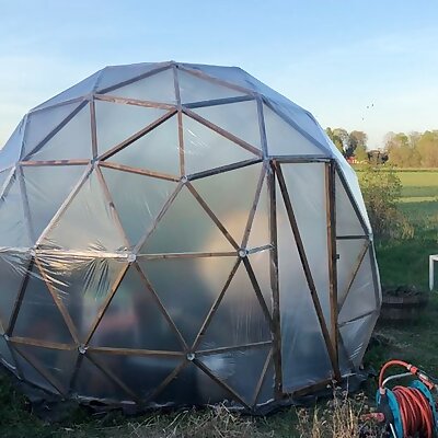 Geodesic Dome Connector  Bogdan style
