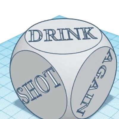 OLD Drinking Game Dice