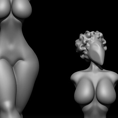 Curvy Women abstracts NSFW