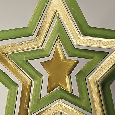 Concentric Star Decoration