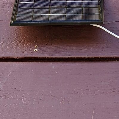 Minimalist solar panel mount