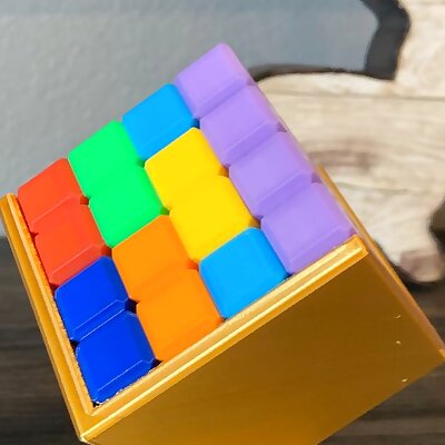 Tetris Puzzle Cube Stand