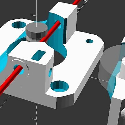 Modified Compact Bowden Extruder for frame mounts