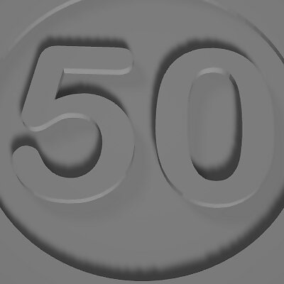Geburtstag 50er Schild