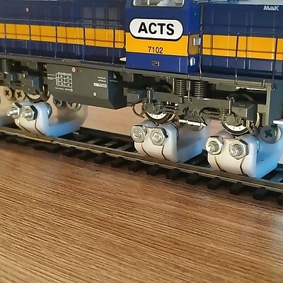 Super cheap HO scale roller test stand