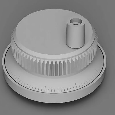 60mm handwheel casing for a cheap encoder