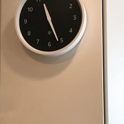 Amazon Echo Clock hanger for Ikea Sektion Cabinet