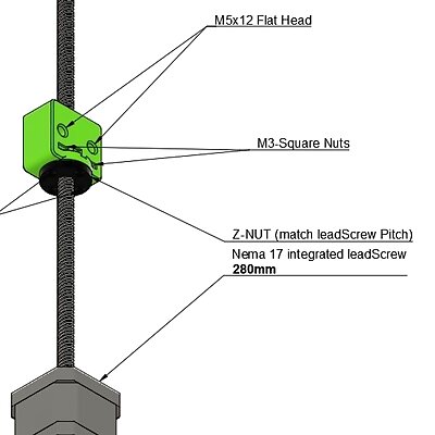 IZM  ZAXIS Stepper Integrated Lead Screw VMINION