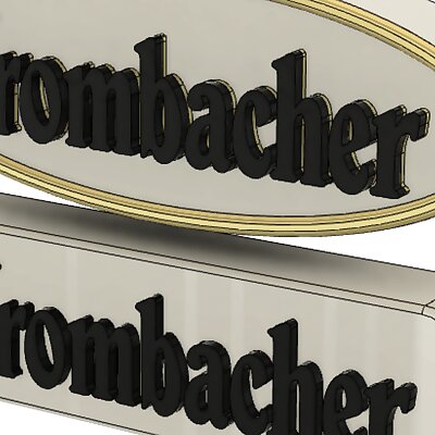 Krombacher Zapfhebel  beer tab handle