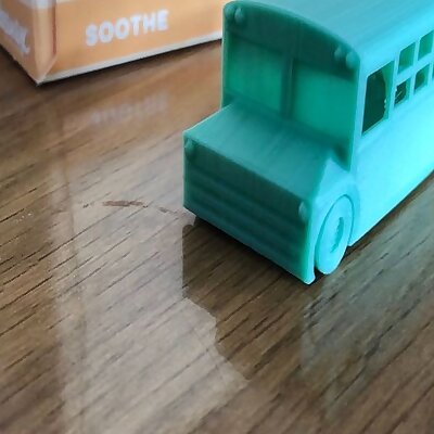 Print in place school bus
