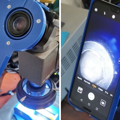 Huawei P20 pro PhoneCamera Mount for analog microscopes