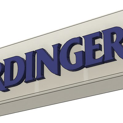 Erdinger Zapfhebel  beer tab handle