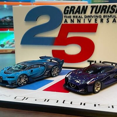 Dual 164 Gran Turismo 25th Anniversary Theme Display