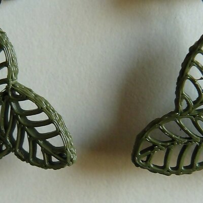 Leafy trio  earrings