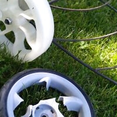 spare wheel for grill  Ersatzrad für Grill