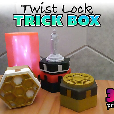 Twist Lock Trick Box Hexagon