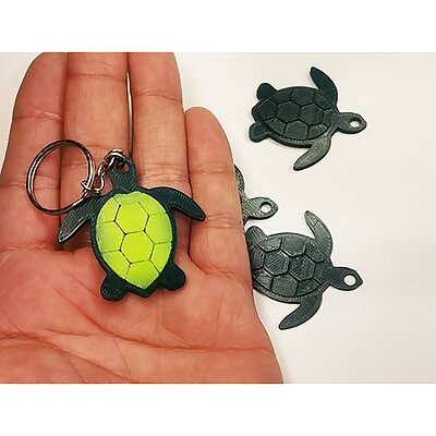 Turtle keychain