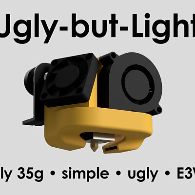 UglybutLight • Fan Duct for Ender 3 V2