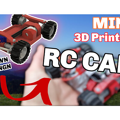 MINI 3DPrinted RC CAR by El1asF