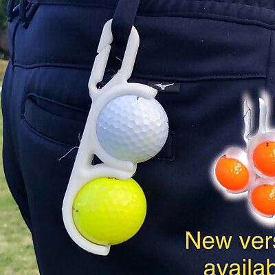 Golf Ball Holder belt loop clip