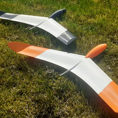 Stinger v2  rubber band launched free flight glider