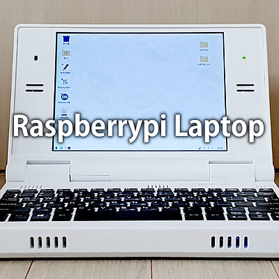 Raspberrypi laptop casewith 8inch 1024x768 display