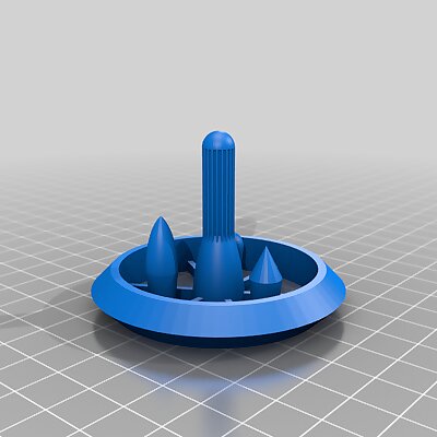 Spinning top  up to 1min spinning time  easy print no supports