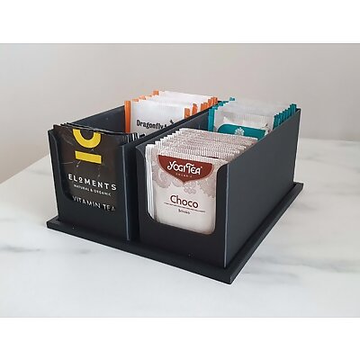 Tea Bag Holder with Tray