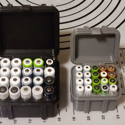 Box for 20x AA  AAA batteries