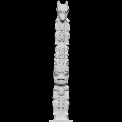 Heraldic Pole from British Colombia