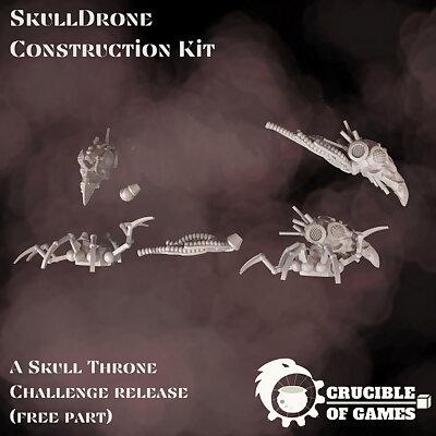 SkullDrone construction kit free Sensor skull