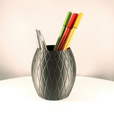 Knitted Pencil Holder Vase Mode