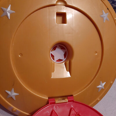 Plastic discs for Wonder Woman Shield