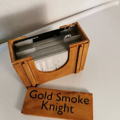 Kingdom Death Gold Smoke Knight Card Box
