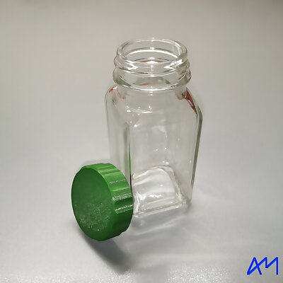 Glass bottle cap