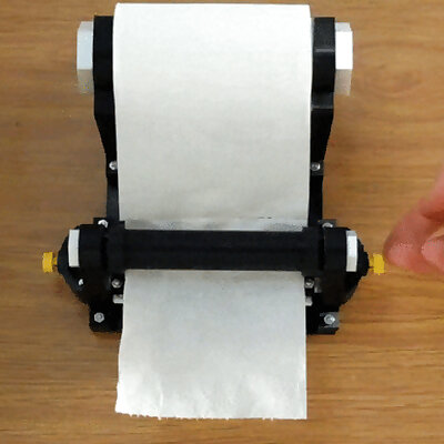 TOY TOILET PAPER DISPENSER ON A 3D PRINTER