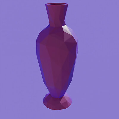 Lowpoly vase
