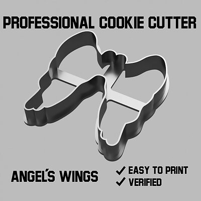 Angels wings cookie cutter