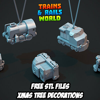 Train  Rails World  Free Xmas Tree Decorations