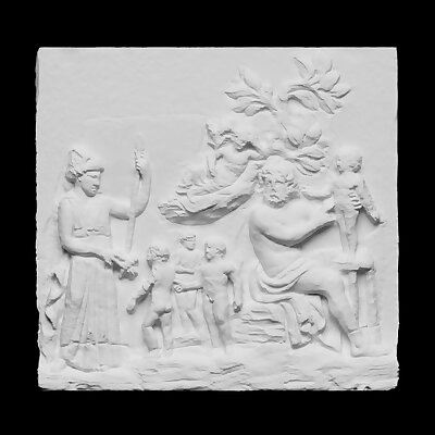 Relief depicting a Dionysiac worship scene