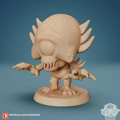 Chibi Psycho Monster 24mm FREE PRESUPPORTED