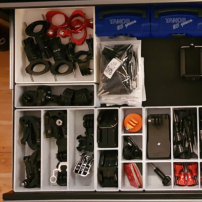 Square grid organizers for Clas Ohlson tool chees gopro accessories Lego tools camera equpment and so much more