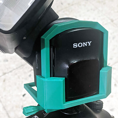 Sony Alpha HVLF60M flash battery door and hotshoe lock holder