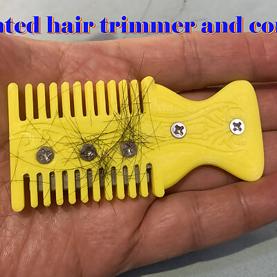 hair trimmer and comb