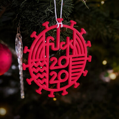 Fuck 2020 Christmas Ornament