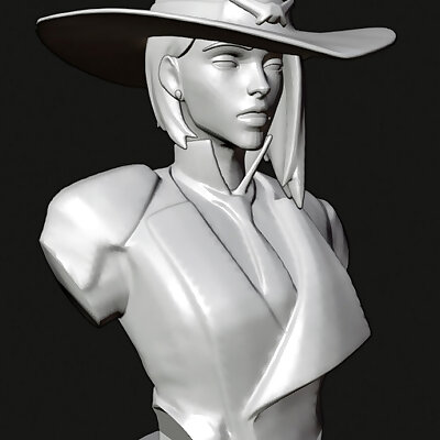 Ashe Bust  Overwatch