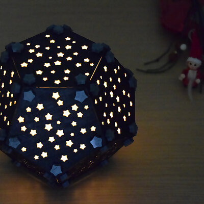 Christmas Vault Dodecahedron Lampshade