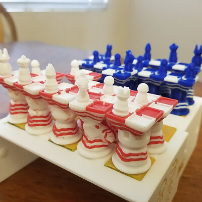 Mini Meta Chess Multi Mateiral  Chess variant for your 3D printer